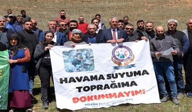 Göle’de Maden Ocağı Projesine Protesto