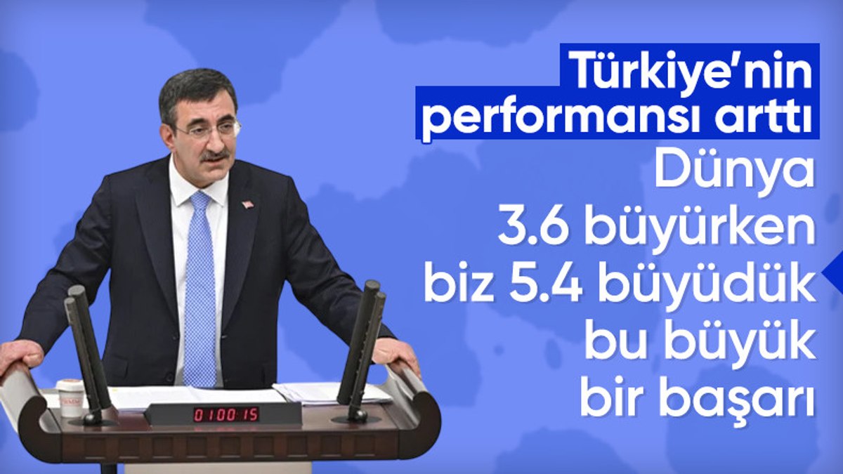 Cevdet Yılmaz: Türkiye, dünya ortalamasının üzerinde büyüdü