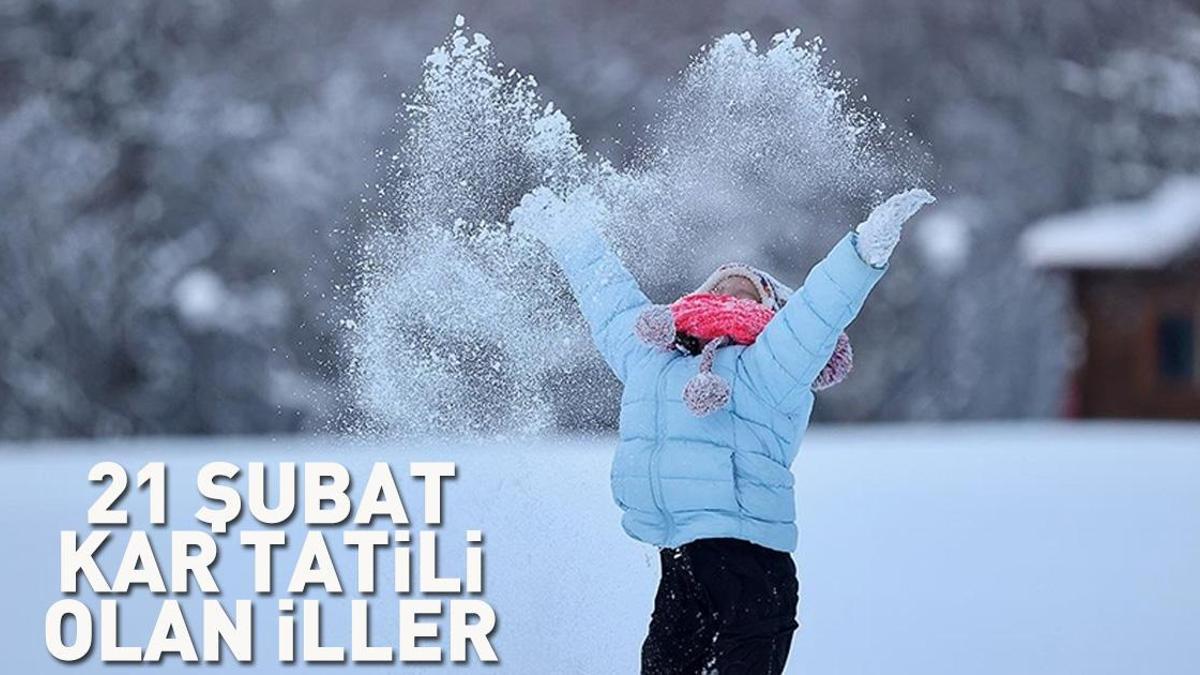 SON DAKİKA | Eğitime kar engeli! 21 Şubat 2025 tatil olan iller belli oldu