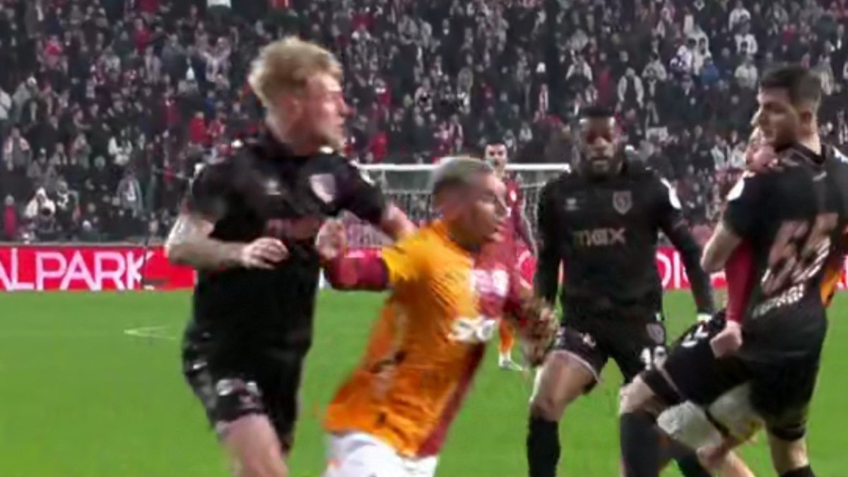 Galatasaray’dan Samsun’da penaltı itirazı